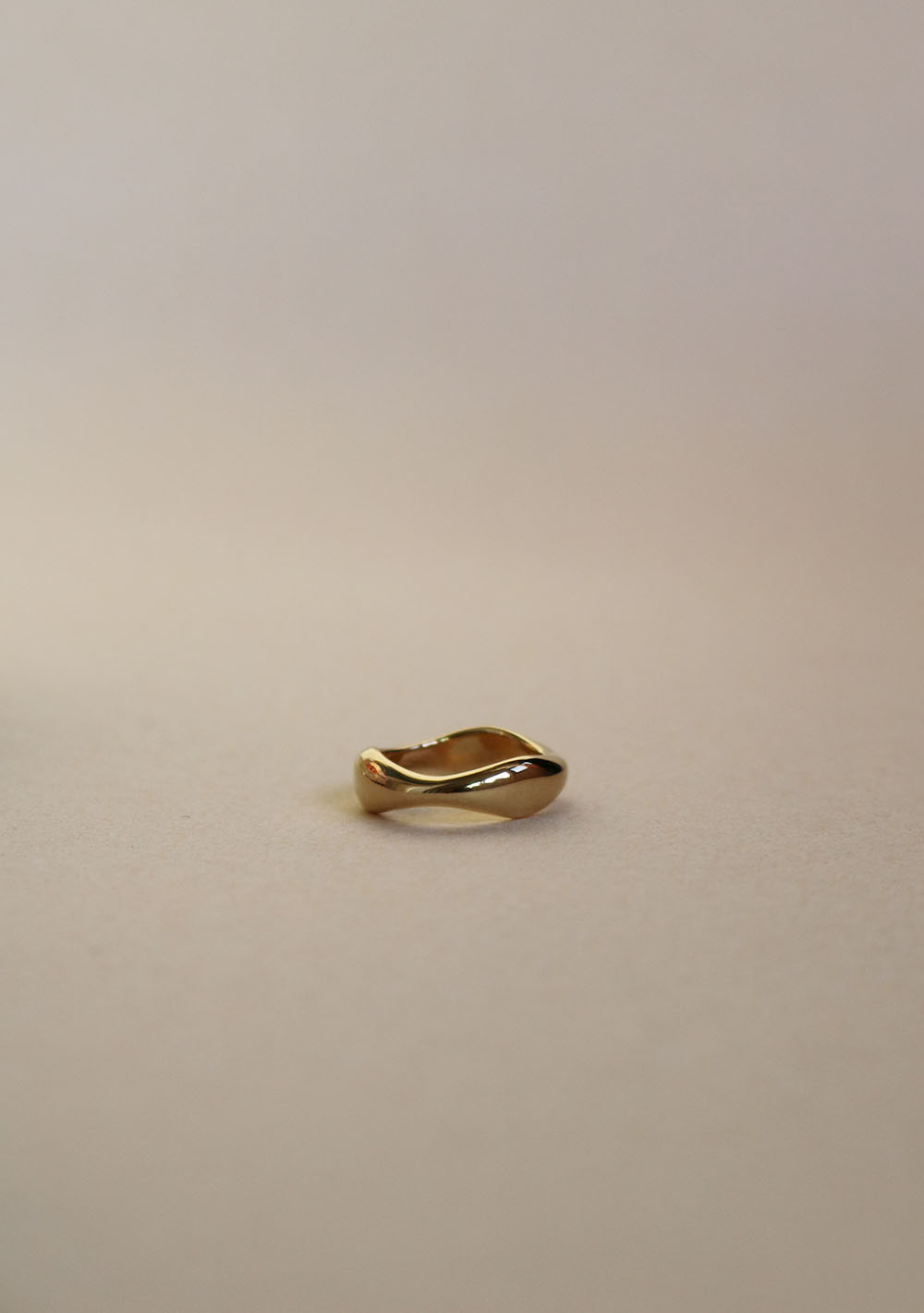 Select Ring 004 &quot;Plated Gold + Silver 925&quot;