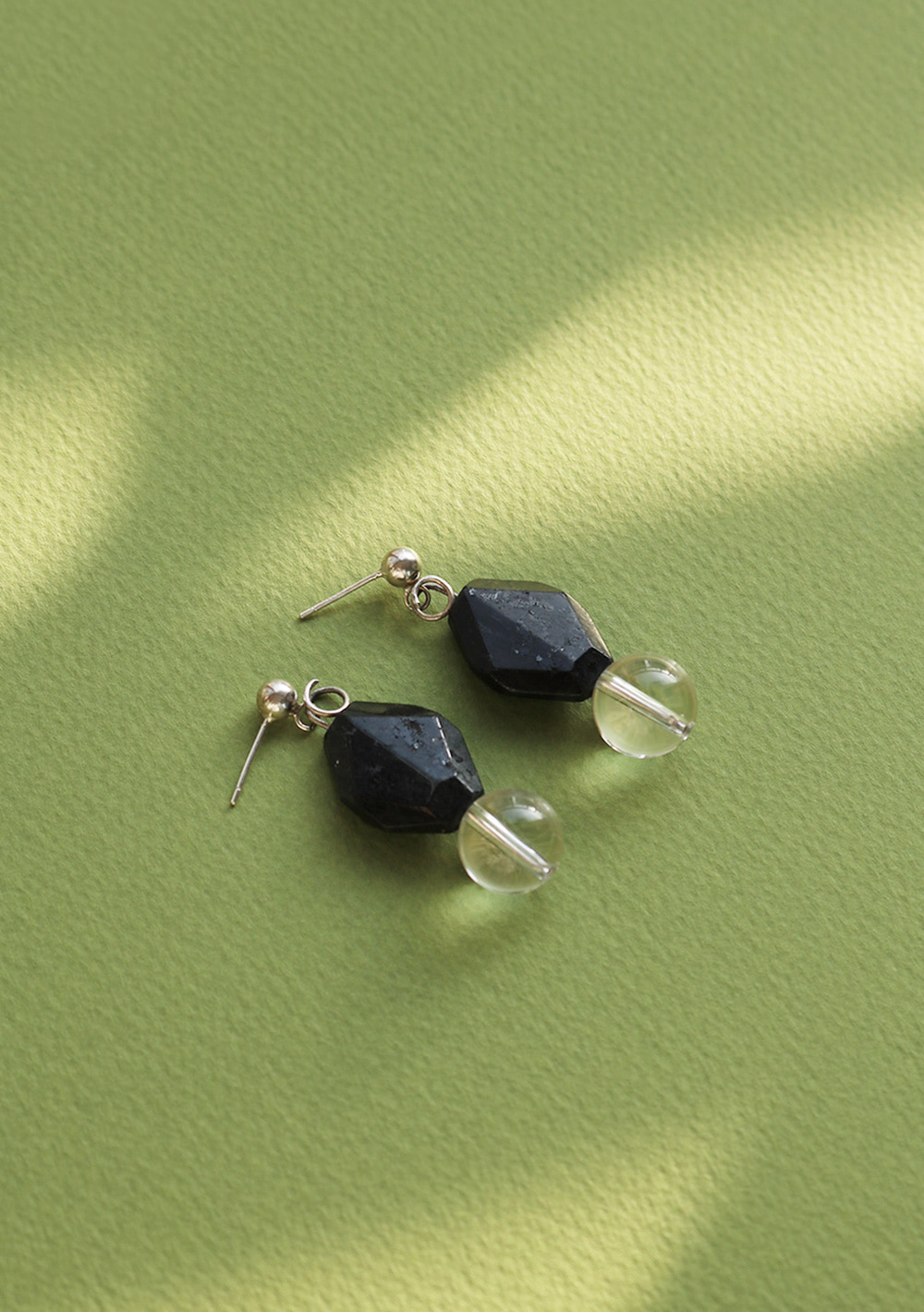 Remember,me Earring033 &quot;Black&amp;Clear&quot;