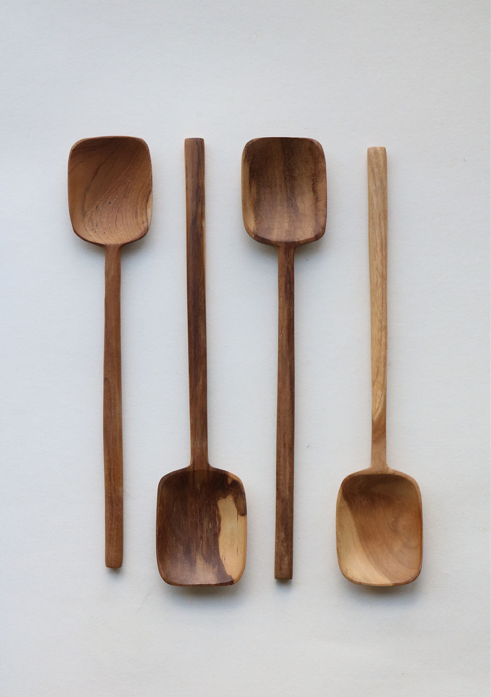 Wood square kichen spoon